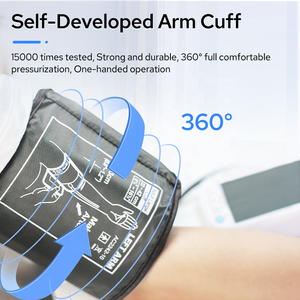 Transtek Bovenarm Aneroïde Sfygmomanometer Hypertensie Kijken Naar Apparatuur Bloeddrukmeter Met Lcd Backlight - Product Image 5