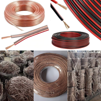 Câble Haut-Parleur RCA Premium Haute Fidélité 12AWG en Cuivre Sans Oxygène à Faible Perte pour Systèmes de Voiture, Projecteurs et Home Cinéma avec Conception en Bobine