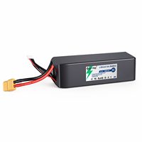 Batterie 22,2V 6S 5000mAh 30C LiNiMnCoO2 XT60 10AWG Haute Capacité, 800 Cycles de Vie, pour Drone de Photographie Aérienne et Vols Longue Durée