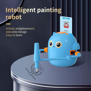 Ensemble <span class=keywords><strong>de</strong></span> cadeaux éducatifs pour enfants, tableau <span class=keywords><strong>de</strong></span> <span class=keywords><strong>dessin</strong></span> électronique et robot <span class=keywords><strong>de</strong></span> <span class=keywords><strong>dessin</strong></span>, jeu d'apprentissage amusant, fournitures en plastique, 4-6 ans - Product Image 5