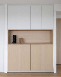 Solid Wood <b>Light</b> Luxury Customized Freestanding Eco-Friendly Durable Whole House Wardrobe LED Lighting for Bedroom Entrance Shoe - Product Image 2