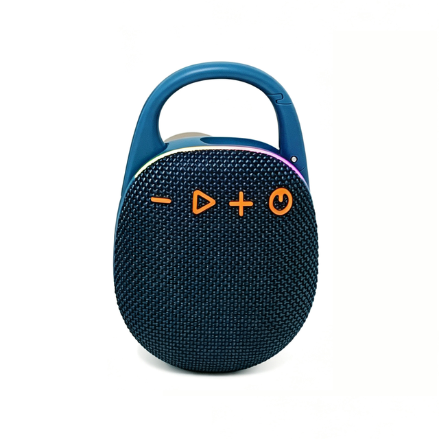 Colorful Mini Clip 4 Outdoor Portable Plastic Subwoofer Speaker IP67 Waterproof Dustproof 400mAh Battery for 5W Full-Range