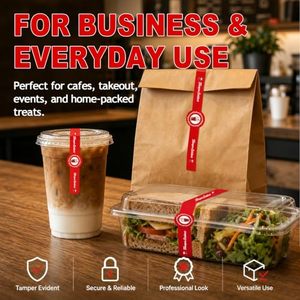 Etiquetas Adhesivas Selladas para Bebidas de Té con Leche, 500 Unidades por Rollo, Ecológicas, Fuerte Adhesión, Venta al por Mayor - Product Image 5