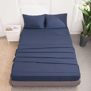 4 Pieces Queen Size Bed Sheet Set Bed Sheet Cotton Set King Size Bedding Set Sheets