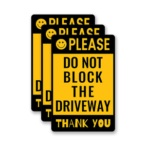 Amexiu No Parking Sign Do Not Block Private Driveway Signs, Unauthorized Vehicles Towed At Vehicle Owner's Expense" Metal Sign,10 X 14 X 0.04 Inches Fade Free&Rustproof Durable Aluminum 2 Pack - View #2