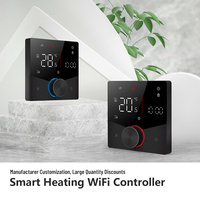 Tuya Bouton Thermostat pour FCU Climatisation Central AC panneau de commande zigbee maison intelligente AC contrôleur thermostat interrupteur