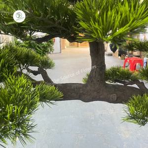 木プラスチック製松の木UV認定大型屋内人工ポドカルパス植物装飾 - Product Image 5