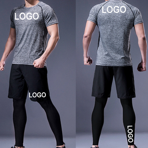 Combinaison de fitness grande taille pour hommes combinaison à séchage rapide collants de sport de gymnastique cinq pièces combinaison d'entraînement de <span class=keywords><strong>basket</strong></span>-ball - Product Image 6