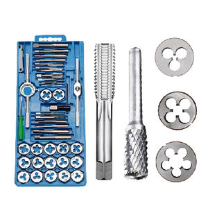 Jeu de tarauds et filières combinés 4 voies HSS pour coutures étirées, revêtement TIALN pour filetage en acier, normes DIN, produit Hobs-Tarraja - Product Image 6