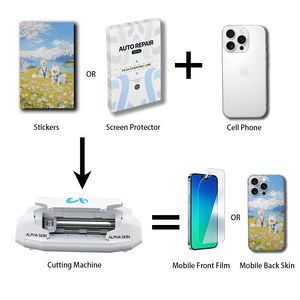 Machine de découpe de films <span class=keywords><strong>portables</strong></span> miniatures avec conception plug-and-play pour accessoires de protection personnalisés pour téléphones mobiles - Product Image 4