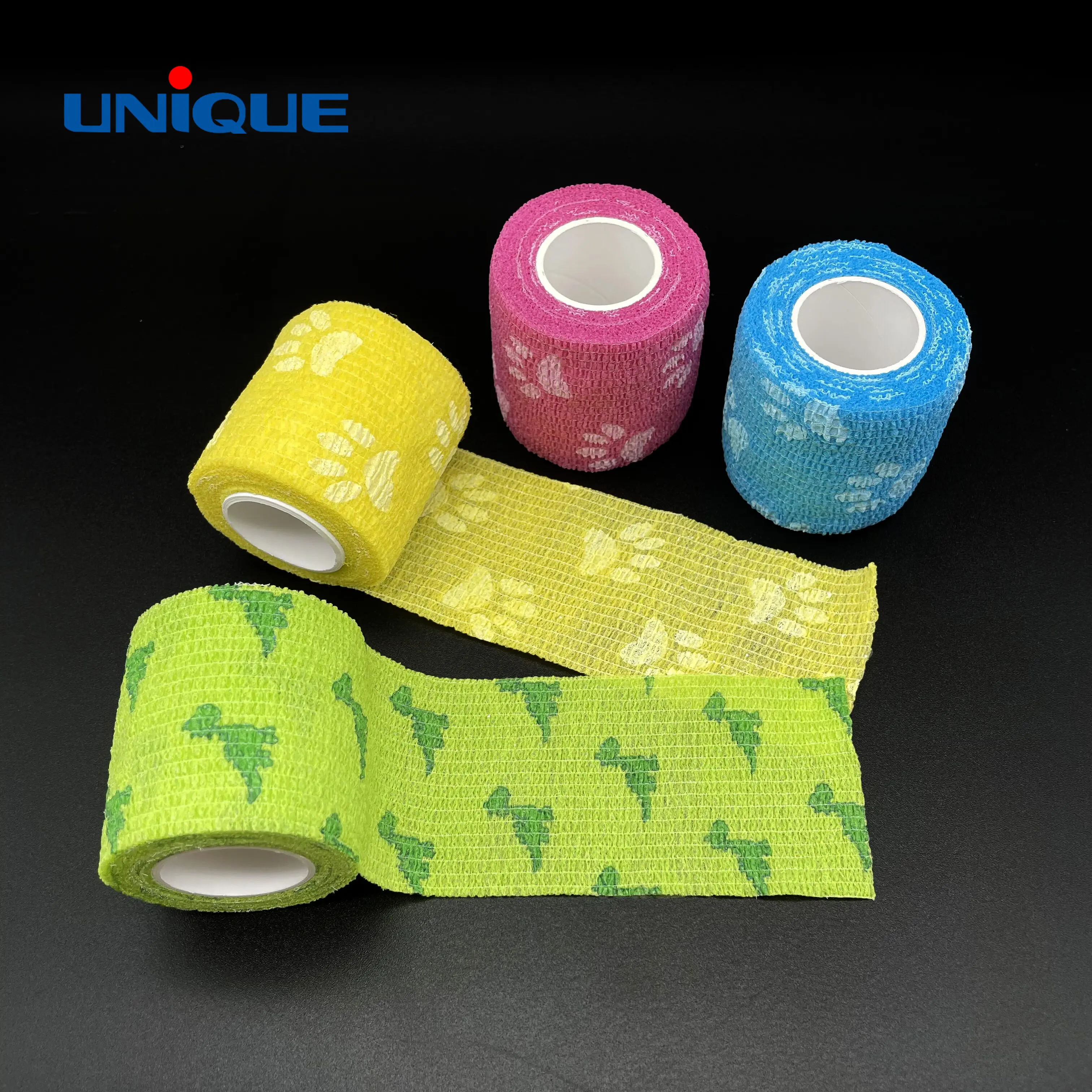 Zelf Aanhangend Samenhangend Verband Ehbo Bandages Stretch Sport Athletic Wrap Dierenarts Tape Voor Pols Enkelletsel En Zwelling