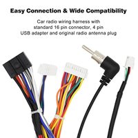 Autoradio Android de haute qualité, boîte Canbus, décodeur, faisceau de câblage, adaptateur, câble d'alimentation pour tous les modèles, directement de l'usine