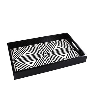 Ornement de plateau de fleurs en acier inoxydable géométrique moderne nordique pour chambres salons armoires à vin barres entrées pompe pulvérisateur - Product Image 3