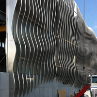 Panneaux de façade décoratifs en aluminium perforé, revêtement mural en métal découpé au laser pour appartements, hôtels et décoration extérieure de bâtiments