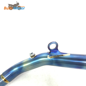 Tube d'échappement bleu en alliage de titane pour moto <span class=keywords><strong>KTM</strong></span> <span class=keywords><strong>350</strong></span> EXC-F <span class=keywords><strong>KTM</strong></span> <span class=keywords><strong>350</strong></span> XCF-W collecteur d'échappement avant <span class=keywords><strong>2017</strong></span> ~ 2019 - Product Image 6