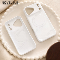 NOVELSUB pour iPhone 17 Series – Coques de téléphone vierges 3D par sublimation, en TPU souple avec film, et housses magnétiques pour chargement sans fil