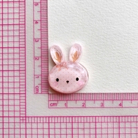 Breloques en résine lapin à dos plat, cabochons pour slime, bricolage, décoration de téléphone portable, artisanat capillaire pour enfants