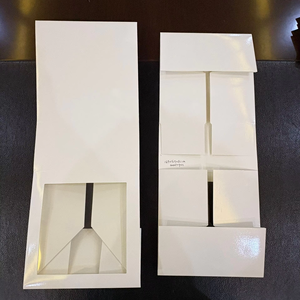 Giấy trắng cupcake và hộp thực phẩm với cửa sổ rõ ràng 6 lỗ 12 lỗ miễn phí gấp hộp bánh ngọt cán bóng để lưu trữ thực phẩm - Product Image 4