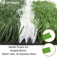 Gazon Artificiel SKYJADE pour Terrain de Football 40mm 50mm 55mm 60mm, Pelouse Synthétique Bicolore