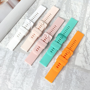Bracelets de <span class=keywords><strong>montre</strong></span> en silicone de remplacement à libération rapide multicolores 20 mm 22 mm pour Moonswatch - Product Image 2