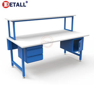 Detall thép điện ESD điện thoại sửa chữa Bảng điều chỉnh chống tĩnh làm việc băng ghế dự bị với ngăn kéo - Product Image 2