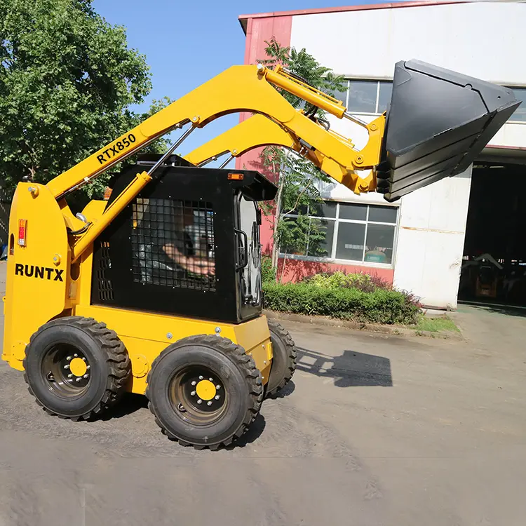 Runtx Skid Stuur Loader Track Prijs 700Kg 1000Kg 1050Kg 1200Kg 1500Kg Skid Stuur Loader Vee In Bed Ripper