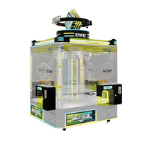 Machine à griffes à monnayeur 4 joueurs pour peluches et cadeaux, modèle Creatfun, très populaire