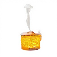 Diffuseur d'huiles essentielles à flamme volcanique pour aromathérapie, humidificateur d'air, modèle de bureau à brancher, 36 dB