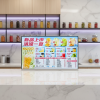 Écran tactile capacitif numérique LCD de 21,5 à 23,8 pouces, portable, pour restaurant, service libre, affichage de menu publicitaire