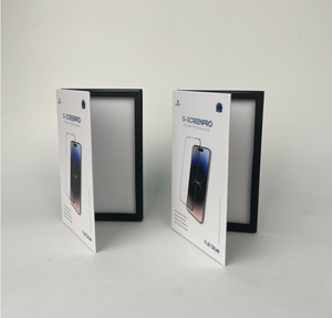 Nhà cung cấp chuyên nghiệp thân thiện với môi trường cuốn sách các tông Quà Tặng gấp hộp cuốn sách Hình dạng hộp bao bì cho màn hình kính. - Product Image 2