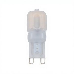 Bombilla LED <span class=keywords><strong>G9</strong></span> de Plástico, AC 120V/230V, Base Bipin T4, Blanco Cálido, Miniatura para Lámparas de Araña, Colgantes, Gabinetes e Iluminación - Product Image 1