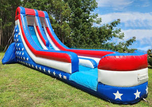 สไลเดอร์เป่าลมพีวีซีรูปดาวสำหรับใช้ในเชิงพาณิชย์ สไลเดอร์น้ำมืออาชีพ บ้านเด้งดึ๋งน้ำ สไลเดอร์น้ำสำหรับเด็กเล่นในสวนหลังบ้าน สำหรับใช้กับสระน้ำ - Product Image 4