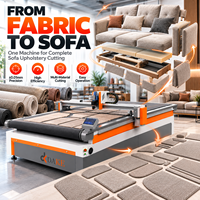 Mesin Pemotong Kain Sofa CNC Otomatis dengan Pisau Osilasi untuk Pembuatan Furnitur Pelapis
