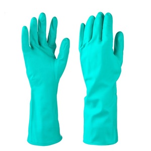 Нитриловые защитные перчатки резиновые противохимические, масляные, кислотные, щелочные и растворяющие защитные перчатки - Product Image 3