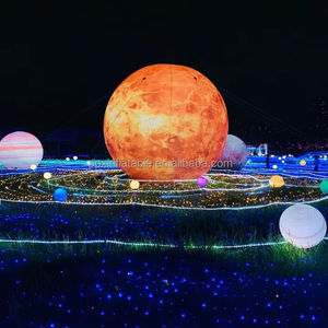Planeta Publicitario para Fiesta Temática Espacial, <span class=keywords><strong>Luna</strong></span> Gigante Inflable, Luz Solar, Neptuno, Venus, Júpiter, Mercurio, Urano, Saturno, Tierra - Product Image 2
