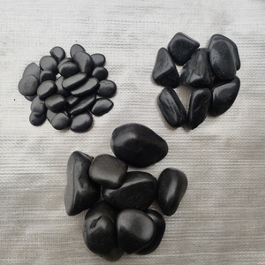 Venta de Piedras de Río Negras Pulimentadas Irregulares y Piedras Naturales para Jardín y Decoración de Exteriores - Product Image 5
