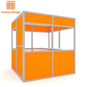 Salle d'interprétation mobile temporaire, cabine de traduction mobile pour 2 personnes ou plus, à assembler sur site, à prix avantageux - Product Image 5