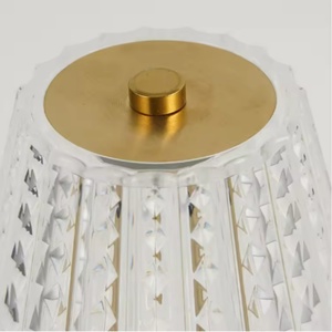 Lampe de table LED tactile moderne sans fil rechargeable en métal pour restaurant et hôtel, éclairage décoratif 2W - Product Image 6