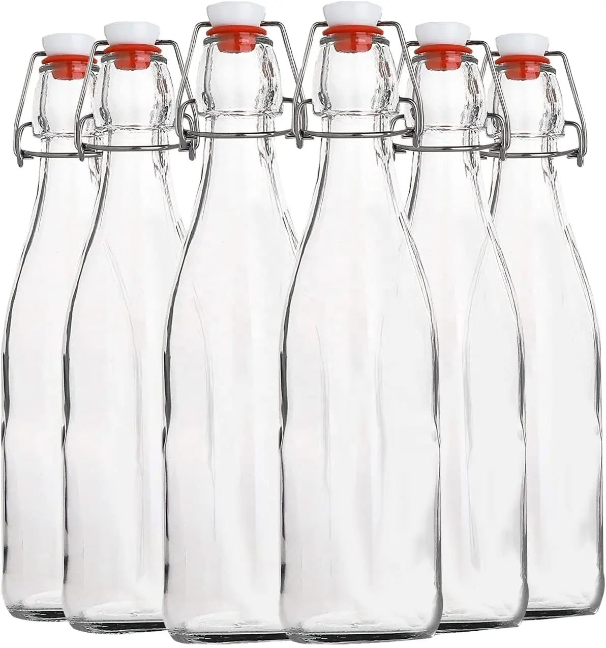 Flip Top Glazen Fles Swing Top Brouwfles Met Stop Voor Dranken Olie Azijn Kombucha Bier Water Soda Kefir