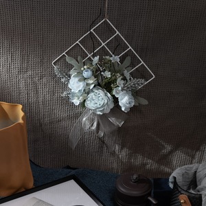 Décoration murale de fleurs artificielles Freya Home Decor, bouquet de roses simulées CF01076, décoration de mariage et de maison - Product Image 3