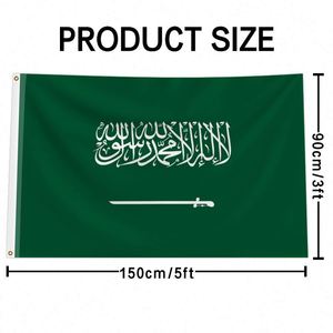 Best Price 3x5 International <b>Flags</b> Customizable Logo Cloth Pennant Aluminum Flagpole Including Saudi Arabia-Promotion Offered - Product Image 5
