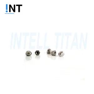 hex nuts Factory Supply Titanium DIN1587 Hexagon Domed Cap Nuts with 6 points by machine locking