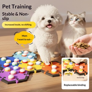 Jouets d'entraînement pour chiens et chats, bouton sonore rechargeable, communication amusante et moderne pour animaux de compagnie, enregistrement sonore - Product Image 1