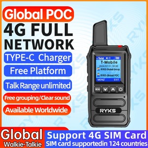 Walkkies Talkies 4G Walkie Talkie 5000Km Radio de dos vías Set inalámbrico al aire libre No para Zello Baofeng Uv 5R Quansheng - Product Image 4
