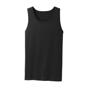 Camiseta sin mangas para hombre de estilo casual elegante, diseñada para una comodidad relajada con forma definida y apariencia moderna y limpia. - Product Image 1