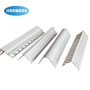 Factory Price White Plaster Beads With Mesh Plastic Angle Beads Pvc Corner Bead For Building