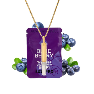 Minyak Esensial Stroberi Gaya Baru Logo Kustom FUM Inhaler Kayu Tanpa Uap Bebas Asap Kalung Liontin Berhenti Merokok - Product Image 4