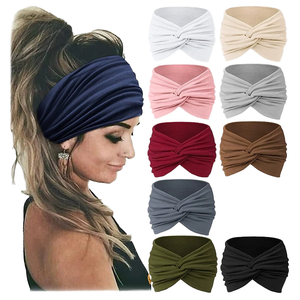 Headband Fitness Wanita Bahan Polyester - Menyerap Keringat & Melindungi dari Sinar Matahari, Ringan untuk Lari, Yoga, dan Olahraga - Product Image 4