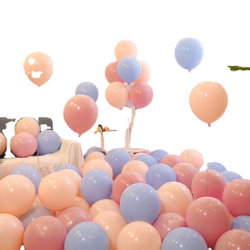 Wholesale Thickened Explosion-Proof Latex Balloons Macaron/Various Colors UV Printed 10inch for Graduation Wedding Events
