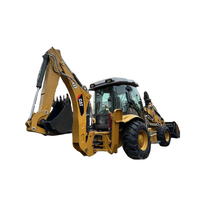 Chargeur frontal Caterpillar CAT420F d'occasion, moteur diesel, 90% neuf, pompe hydraulique MOOG